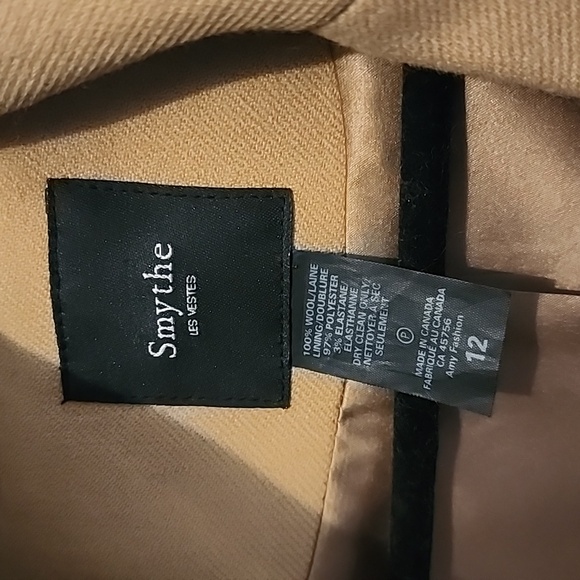 Smythe Reefer wool coat in "camel" color - Picture 5 of 5